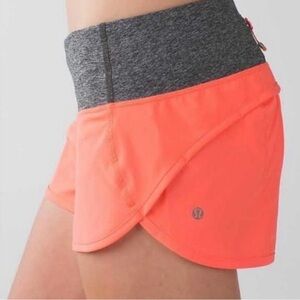 lululemon speed up Coral  Shorts